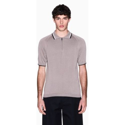 XM001977AF20139U6107 Polo Knit Driftwood (XS), Casuel, Coton, Manche courte - A|X Armani Exchange - Modalova