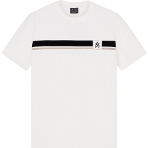 XM001792AF12308U0009 T-shirt à rayures (XL), Casuel, Coton, Manche courte - A|X Armani Exchange - Modalova