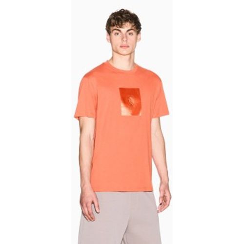 XM002213AF10356U3040 T-shirt ordinaire (XS), Casuel, Rose, Coton, Manche courte - A|X Armani Exchange - Modalova