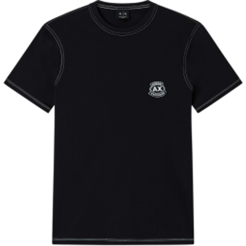 XM002455AF10358UB101 T-shirt avec logo (S), Blanc, Casuel, Coton, Manche courte - A|X Armani Exchange - Modalova