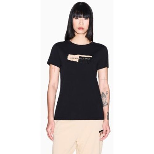 XW001804AF10356UC001 T-shirt Regular (S), Casuel, Coton, Manche courte - A|X Armani Exchange - Modalova