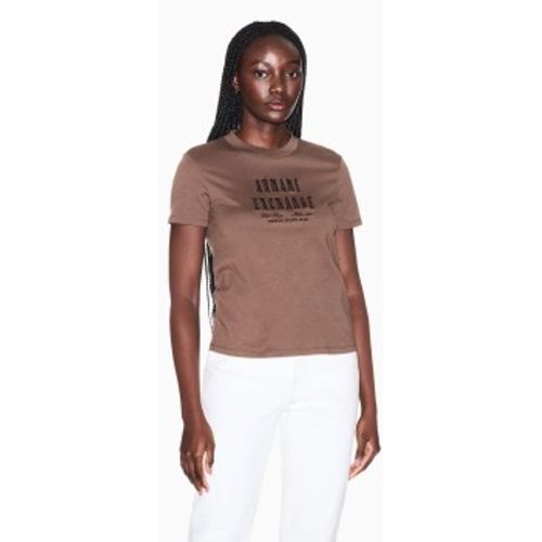 XW002334AF10358U6136 T-shirt boxy (XL), Casuel, Coton, Manche courte - A|X Armani Exchange - Modalova