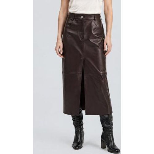 H26LSOL Jupe Solene (36), Casuel, Violet, Cuir - BA&SH - Modalova