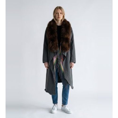 S1229 Manteau à poil irrégulier (38), Casuel, Laine - bazar deluxe - Modalova