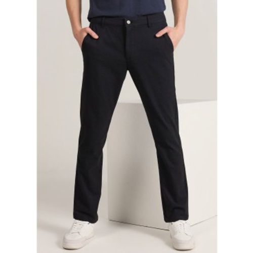 Pantalon chino slim à carreaux | Taille moyenne (28), Casuel, , Coton - Bendorff - Modalova