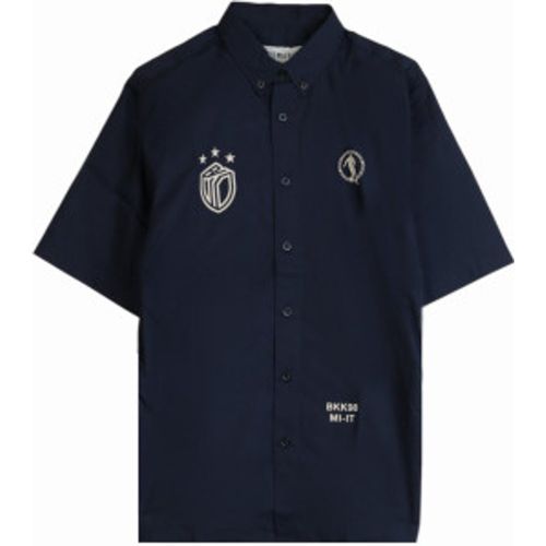 BMS0786B Chemise à manches courtes (M), Coton, Manche courte - Bikkembergs - Modalova