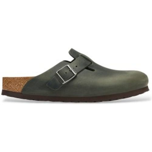 Sabots en Cuir Boston Oiled (Coupe Régulière) (43), Plat, Aucun, Casuel - Birkenstock - Modalova