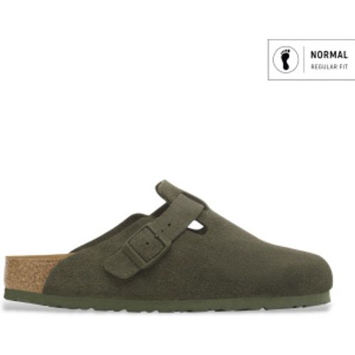 Sabots en Cuir Boston (Coupe Régulière) (41), Plat, Aucun, Casuel - Birkenstock - Modalova