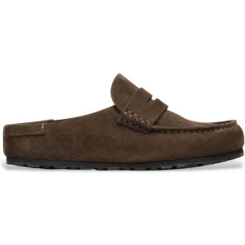Sabots en Cuir Naples Wrapped (Coupe Regular) marron (46), Plat, Aucun, Casuel - Birkenstock - Modalova