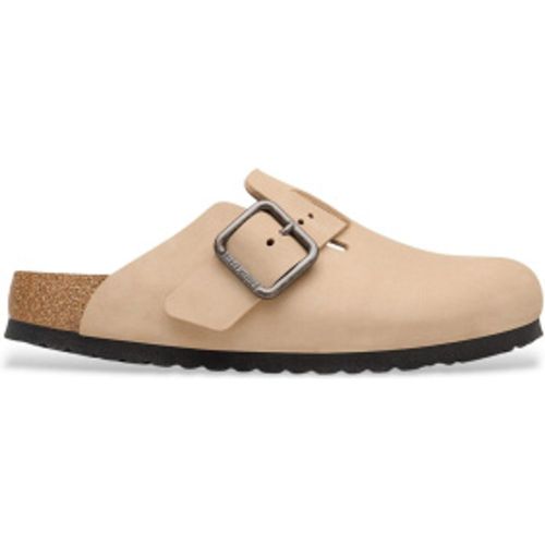 Sandales en cuir Boston Wire Buckle (Ajustement Étroit) (42), Beige, Plat, Nubuck, Boucle, Casuel - Birkenstock - Modalova