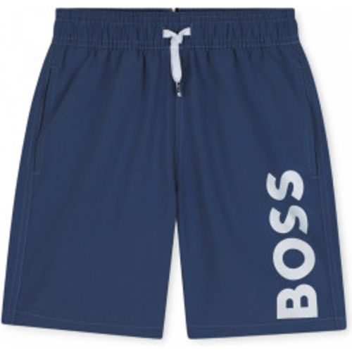 Pour garçon. J51973 Boxe de surf avec logo imprimé en (8años= 128cm), Beachwear, Polyester, mode enfantine - Boss - Modalova