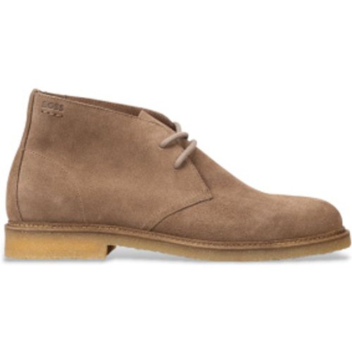 Bottines en Cuir Hybrides Toile (39), Plat, Lacets, Casuel - Boss - Modalova