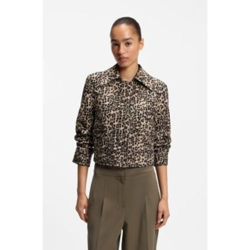 Veste Janima imprimé animal print (40), , Casuel, Coton - Boss - Modalova