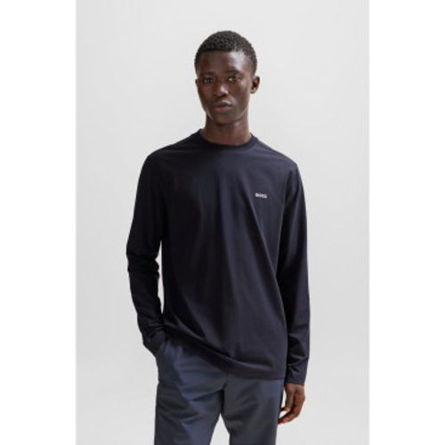 T-shirt contrasté (XL), Casuel, Coton, Manche longue - Boss - Modalova