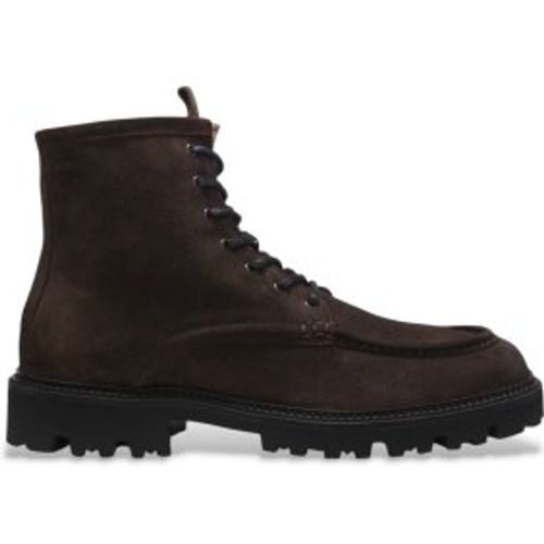 Bottes en cuir Julio Halb marron (41), Plat, Fermeture éclair, Casuel - Boss - Modalova