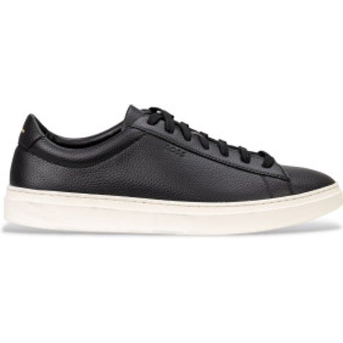 Baskets en cuir grainé (40), Plat, Lacets, Casuel - Boss - Modalova