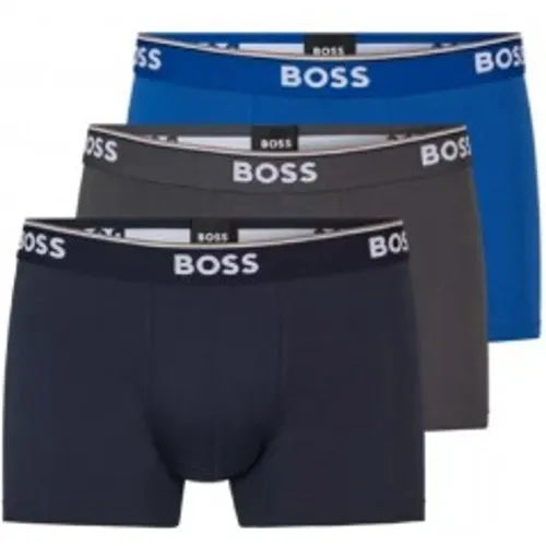 Lot de 3 boxers , gris, (S), Homewear, Coton, Marine - Boss - Modalova