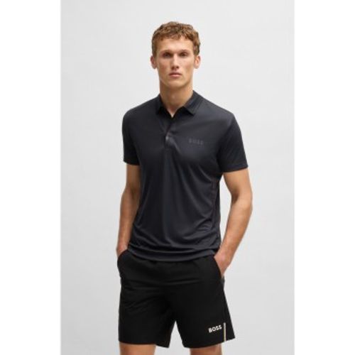 Polo Paddytech Pro (S), Casuel, Sport, Tennis/Padel, Multisport, Polyester, Manche courte, Marine - Boss - Modalova