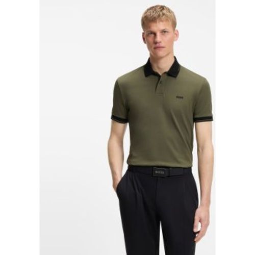Polo Paule olive (XS), Casuel, Coton, Manche courte - Boss - Modalova