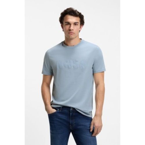 T-shirt clair avec logo (S), Casuel, Coton, Manche courte - Boss - Modalova