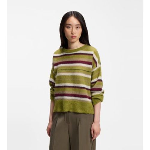Pull en maille extra-large en mélange d'alpaga à rayures (XS), Casuel, Coton, Classique - Boss - Modalova
