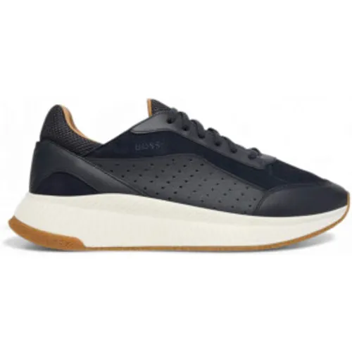 Slon shoes (43), Cuir, , Plat, Lacets, Casuel - Boss - Modalova