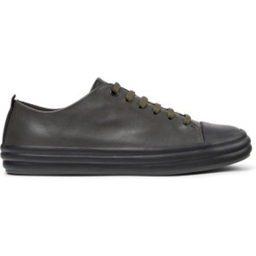 K200980-013 Hoops Leather Sneakers (36), Cuir, Noir, Plat, Lacets, Casuel - Camper - Modalova