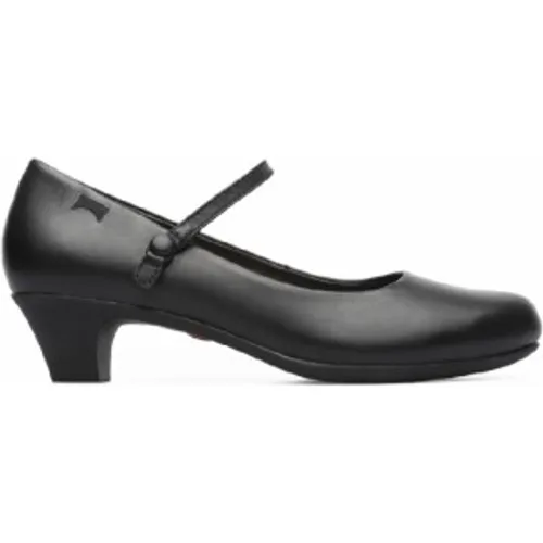Chaussure en cuir Helena à talon bas - hauteur du talon : 4,5cm (35), 3 à 5 cm, Boucle, Casuel - Camper - Modalova