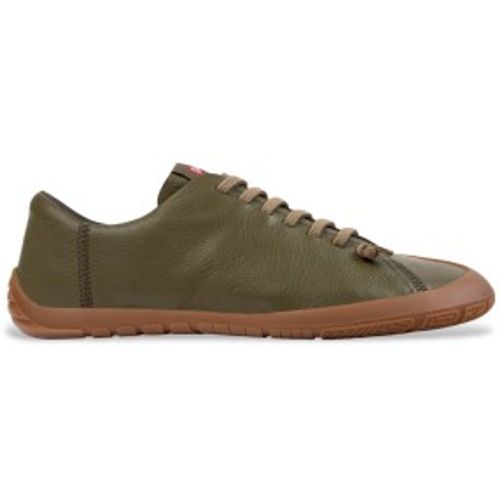 K101114-004 Peu Path+ Leather Sneakers (40), Cuir, Plat, Lacets, Casuel, Vert - Camper - Modalova