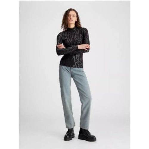 J20J222988 T-shirt avec logo (M), Casuel, Manche longue, Le coton biologique - Calvin Klein Jeans - Modalova