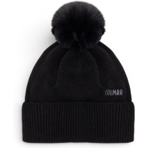 E-1JO Bonnet doublé en tissu polaire avec pompon (OSFA), Casuel, Acrylique - Colmar - Modalova
