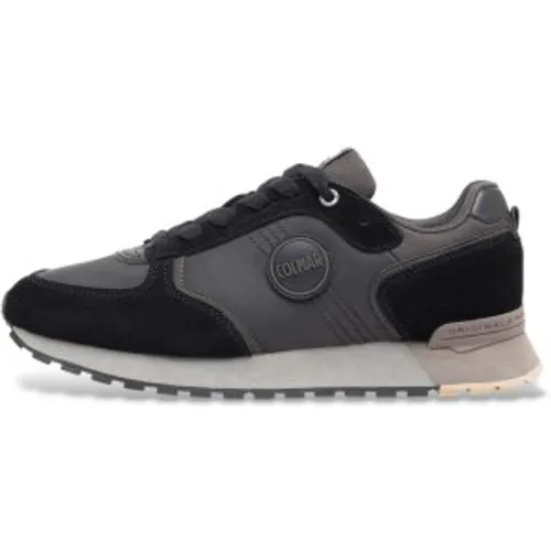 TRAVIS-B Baskets Travis Boost (41), Cuir, Plat, Lacets, Casuel - Colmar - Modalova