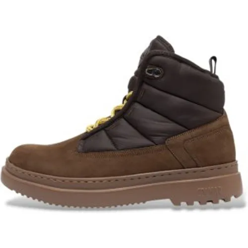 SNOWER-T Bottes en cuir Snower Tones (40), Plat, Lacets, Casuel - Colmar - Modalova