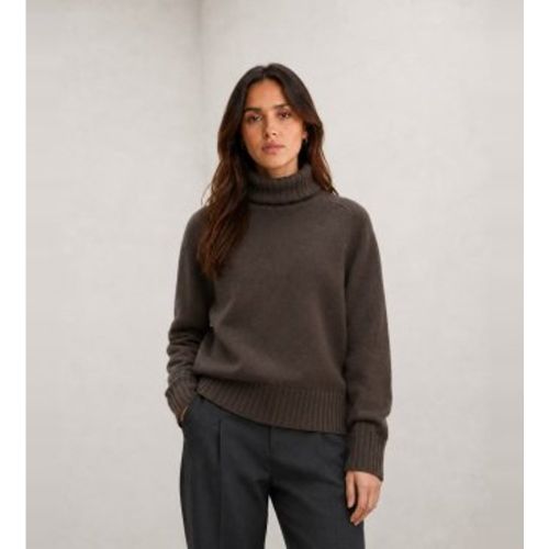 MCWGAKNCAQUI0632W26-546 Pull marron (XS), Casuel, Manche longue, Durable, Laine Recycle - ECOALF - Modalova