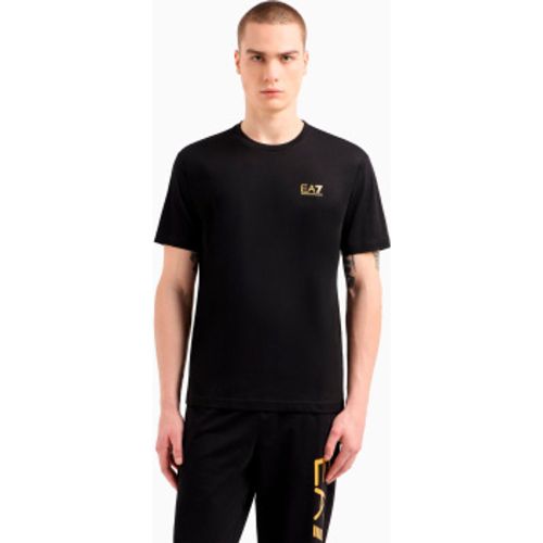 M000567_AF10375 T-shirt Temp (S), Casuel, Coton, Manche courte - EA7 - Modalova