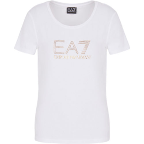 NTT67_TJDQZ T-shirt Evolution Big Logo (L), Casuel, Coton, Manche courte - EA7 - Modalova