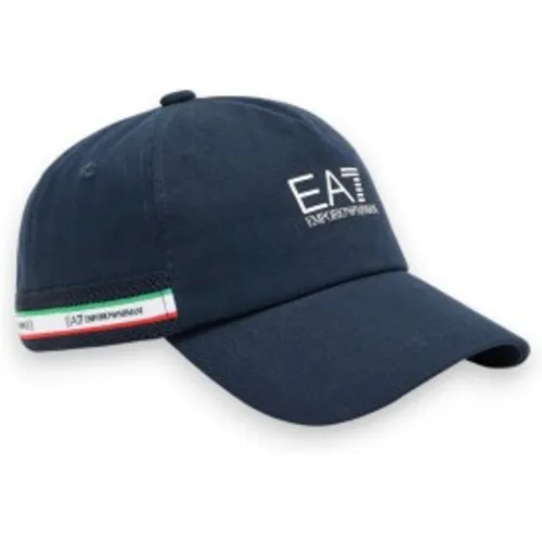 Unisex. 7X000609_AF15502 Casquette Italian Spirit (M), Casuel, Sport, Coton, Sportswear, Multisport, Marine - EA7 - Modalova