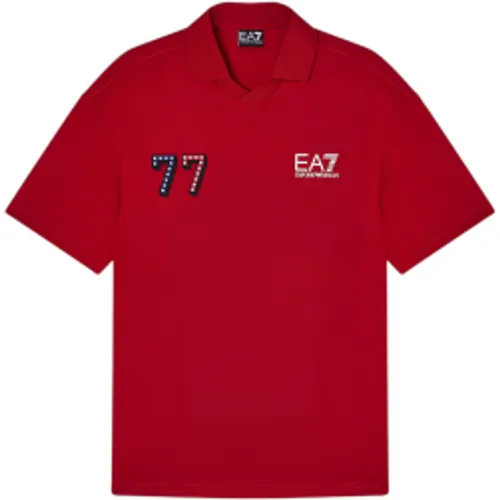 M001416_AF13537 Polo Graphic (3XL), Casuel, Sport, Multisport, Polyester, Manche courte - EA7 - Modalova