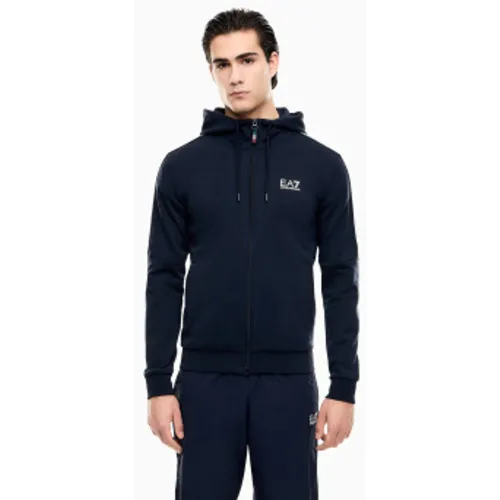 M001863_AF12660 Sweat à capuche en maille Italian Spirit (3XL), Casuel, Sport, Jaune, Coton - EA7 - Modalova