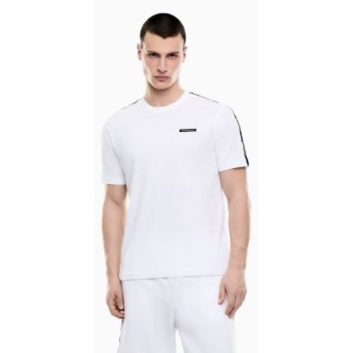 M001476_AF10375 Logo Series Single T-shirt blanc (L), Casuel, Coton, Manche courte - EA7 - Modalova
