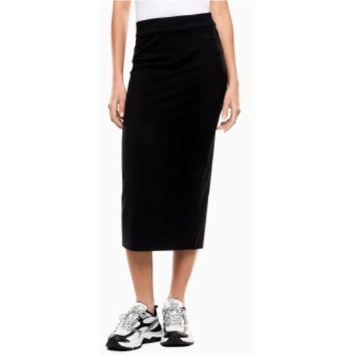 W000963_AF12484 Jupe longue en maille élastique (XS), Coton, Classique - EA7 - Modalova