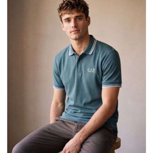 M002502_AF25051 Polo Tomas (S), Casuel, Coton, Manche courte - EA7 - Modalova