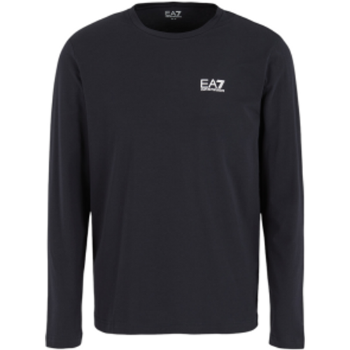 NPT28_PJVQZ Core Identiy - T-shirt à manches longues en coton (L), Casuel, Sport, Multisport, Manche longue - EA7 - Modalova