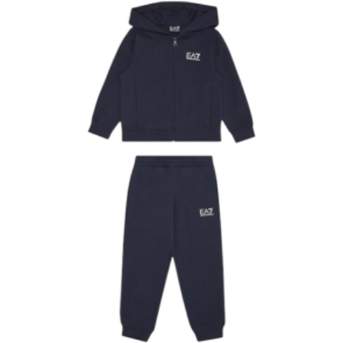 Pour garçon. 7B000031_AF10380 Tracksuit Core Identity (10Años= 142cm), Casuel, Sport, Coton, Multisport, Manche longue, Marine, mod - EA7 - Modalova