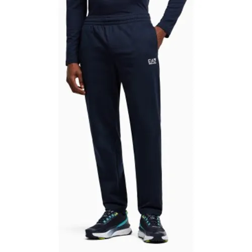 NPP65_PJVRZ Bas de survêtement 8NPP65 (XS), Casuel, Sport, Coton, Multisport, Marine - EA7 - Modalova