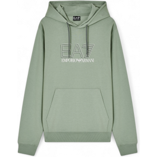 M001313_AF13512 Sweat Visibility M (3XL), Bleu, Casuel, Sport, Sportswear, Multisport, Polyester, Manche courte - EA7 - Modalova
