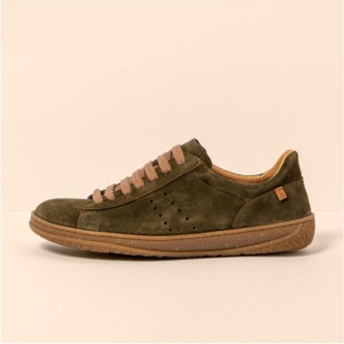 FE005_0G3 Baskets en cuir N5395 Amazonas (43), Plat, Lacets, Casuel, Vert - El Naturalista - Modalova