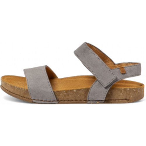 Unisex. 257901250005_0B0 Sandales en cuir N5790 Balance grisâtre (44), Plat, 1 à 3 cm, Velcro, Casuel - El Naturalista - Modalova
