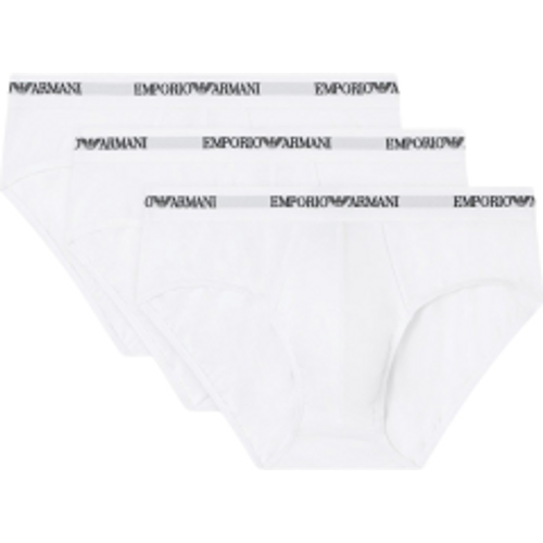 EM000258_AF14132 Lot de 3 slips en tricot élastique (L), Homewear, Coton - Emporio Armani - Modalova