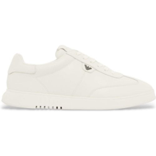 EM003062_AF20004 Pantoufles en cuir d'aigle cassé (43), Plat, Lacets, Casuel - Emporio Armani - Modalova